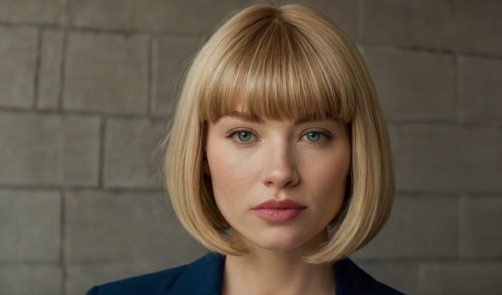 Blonde Bob With Bangs Haircuts