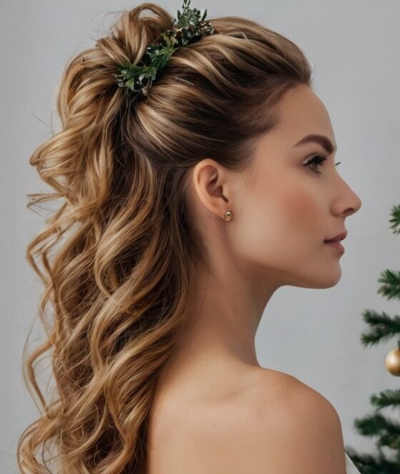 Christmas Hairstyles for Long Hair