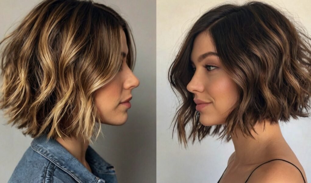 Low Maintenance Short Haircuts for Wavy Hair