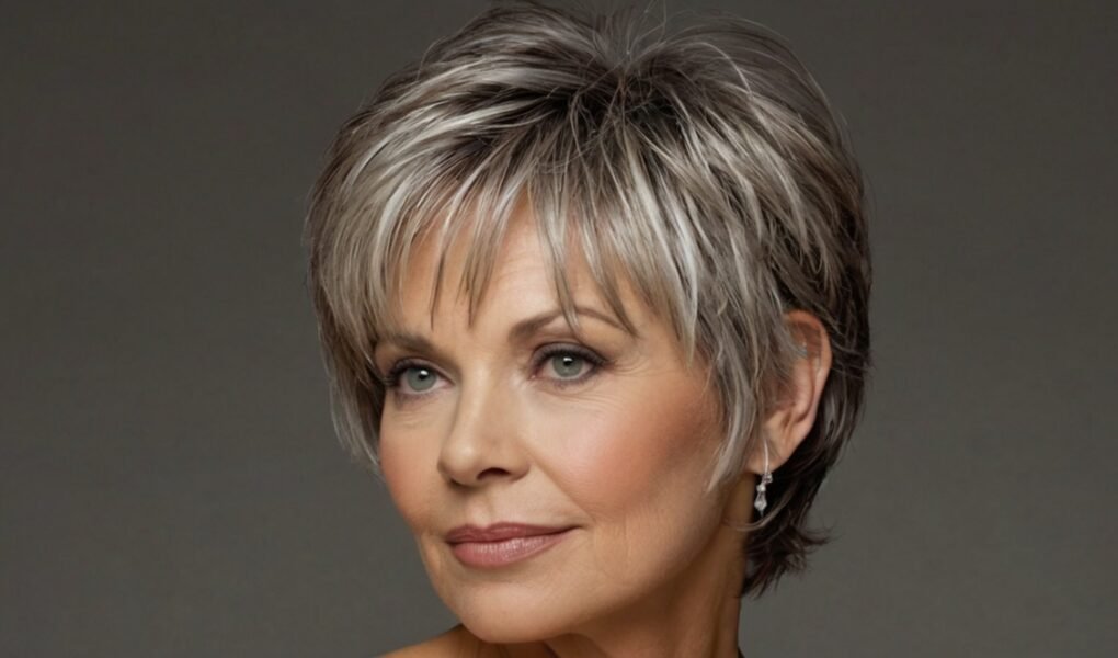 Short Shag Haircuts for Older Women