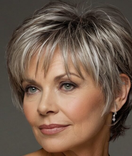 Short Shag Haircuts for Older Women
