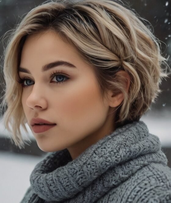 Winter Hairstyles for Short Hair